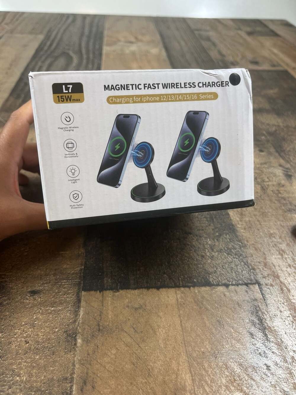 Magnetic Fast Wireless Charger Stand for iPhone 16/15/14/13/12